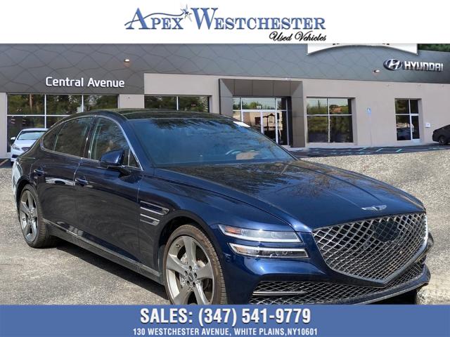 2021 Genesis G80 3.5T, available for sale in White Plains, New York | Apex Westchester Used Vehicles. White Plains, New York