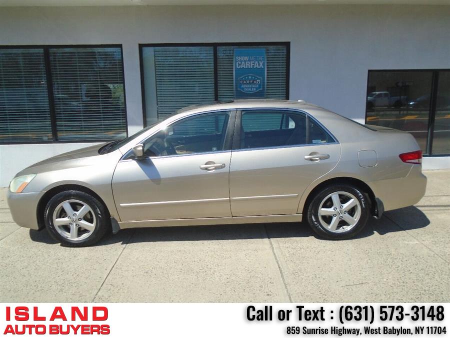 2004 Honda Accord EX w/Leather 4dr Sedan, available for sale in West Babylon, New York | Island Auto Buyers. West Babylon, New York 2004 Honda Accord EX w/Leather 4dr Sedan, available for sale in West Babylon, New York | Island Auto Buyers. West Babylon, New York