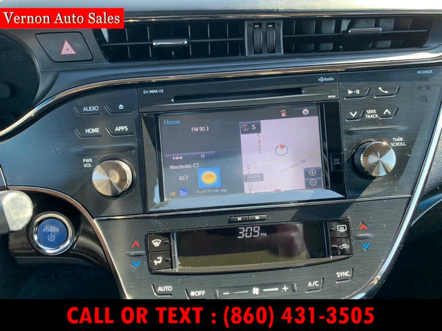 Used Toyota Avalon Hybrid 4dr Sdn XLE Premium (Natl) 2016 | Vernon Auto Sale & Service. Manchester, Connecticut Used Toyota Avalon Hybrid 4dr Sdn XLE Premium (Natl) 2016 | Vernon Auto Sale & Service. Manchester, Connecticut