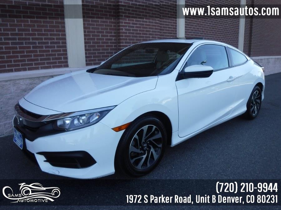 2016 Honda Civic Coupe 2dr CVT LX-P, available for sale in Denver, Colorado | Sam's Automotive. Denver, Colorado