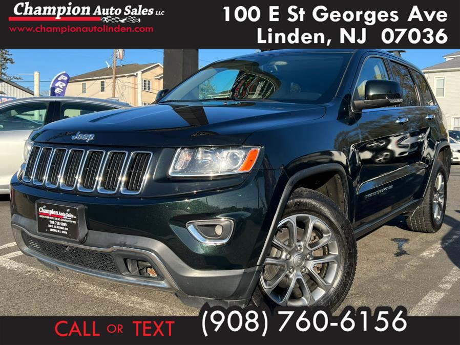 Used Jeep Grand Cherokee 4WD 4dr Limited 2014 | Champion Auto Sales. Linden, New Jersey