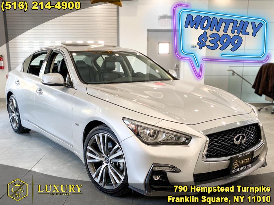 2018 INFINITI Q50 3.0t SPORT AWD, available for sale in Franklin Square, New York | Luxury Motor Club. Franklin Square, New York