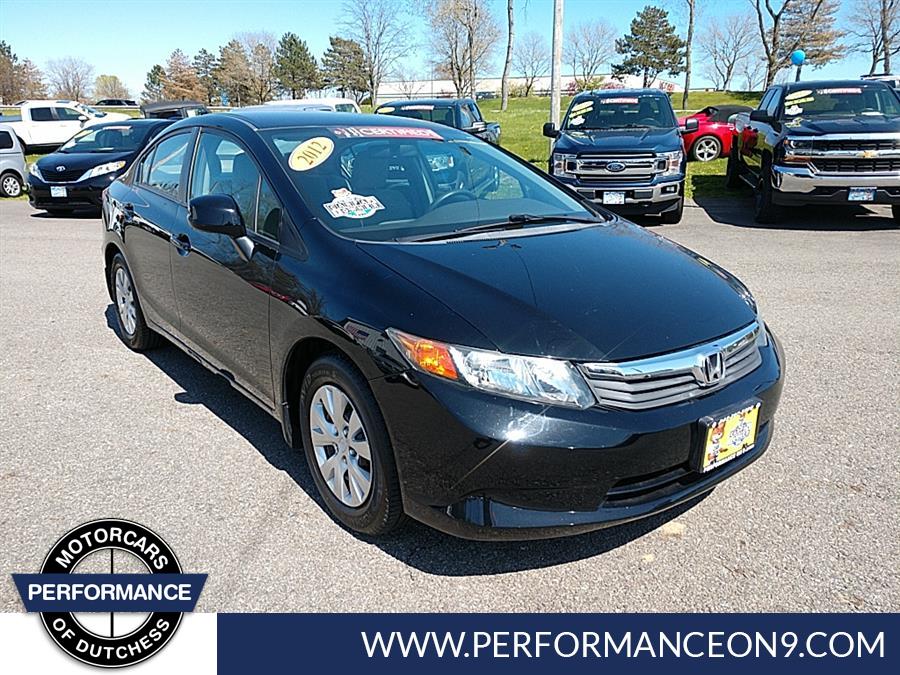 2012 Honda Civic Sdn 4dr Auto LX, available for sale in Wappingers Falls, New York | Performance Motor Cars. Wappingers Falls, New York