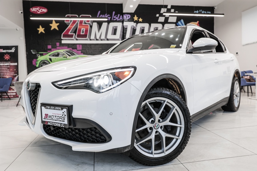 2018 Alfa Romeo Stelvio Ti Sport AWD, available for sale in ELMONT, New York | 26 Motors Long Island. ELMONT, New York 2018 Alfa Romeo Stelvio Ti Sport AWD, available for sale in ELMONT, New York | 26 Motors Long Island. ELMONT, New York