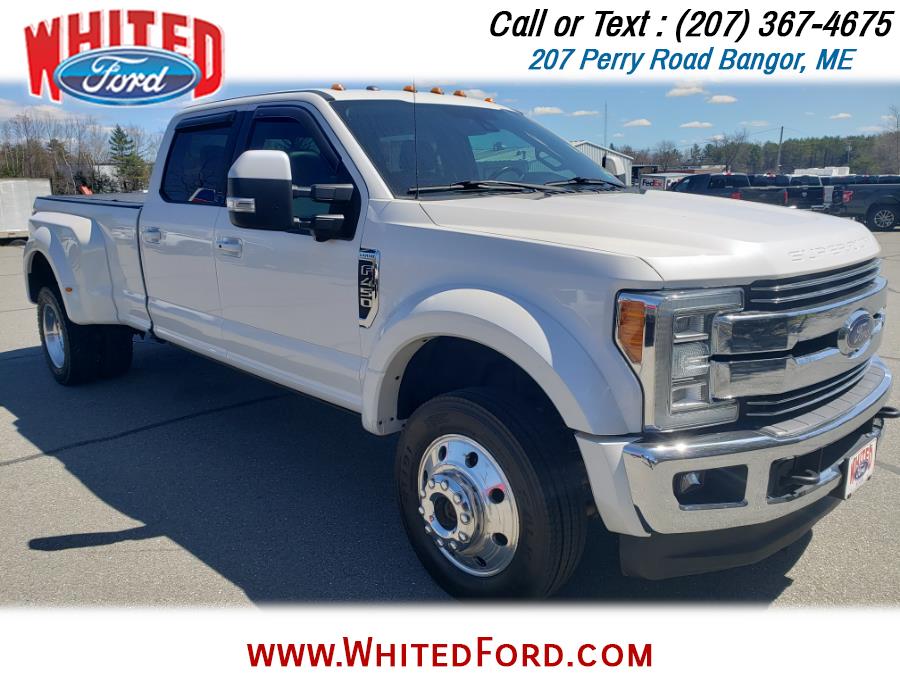 Used Ford Super Duty F-450 DRW Lariat 4WD Crew Cab 8'' Box 2017 | Whited Ford. Bangor, Maine Used Ford Super Duty F-450 DRW Lariat 4WD Crew Cab 8'' Box 2017 | Whited Ford. Bangor, Maine