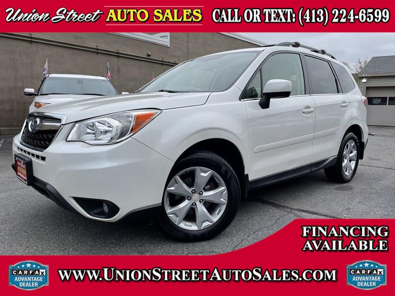 2015 Subaru Forester 4dr CVT 2.5i Limited PZEV, available for sale in West Springfield, Massachusetts | Union Street Auto Sales. West Springfield, Massachusetts