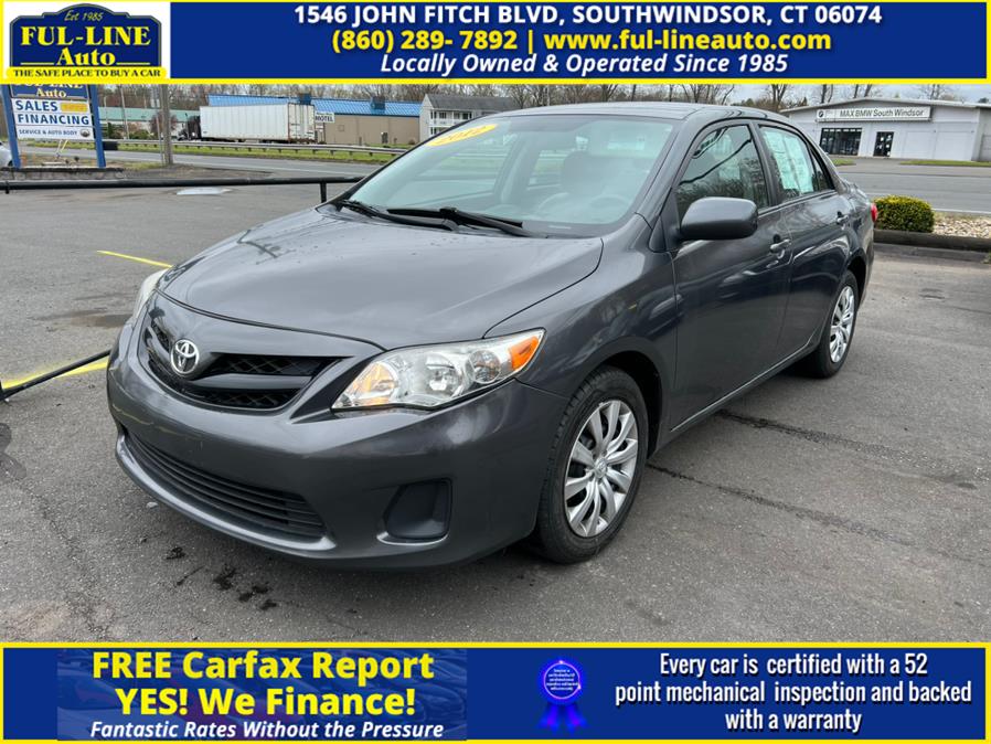 2012 Toyota Corolla 4dr Sdn Auto L, available for sale in South Windsor , Connecticut | Ful-line Auto LLC. South Windsor , Connecticut