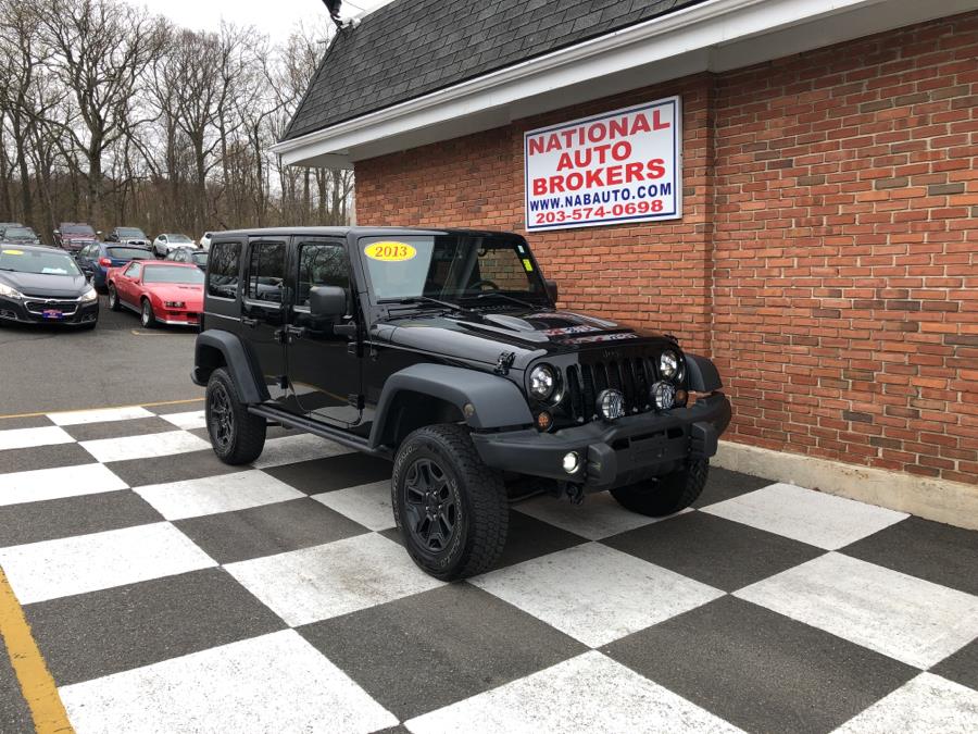 2013 Jeep Wrangler Unlimited 4WD 4dr Sahara MOAB, available for sale in Waterbury, Connecticut | National Auto Brokers, Inc.. Waterbury, Connecticut 2013 Jeep Wrangler Unlimited 4WD 4dr Sahara MOAB, available for sale in Waterbury, Connecticut | National Auto Brokers, Inc.. Waterbury, Connecticut