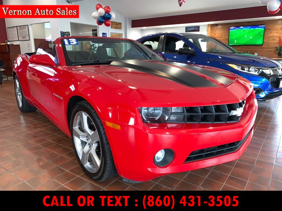 2013 Chevrolet Camaro 2dr Conv LT w/2LT, available for sale in Manchester, Connecticut | Vernon Auto Sale & Service. Manchester, Connecticut 2013 Chevrolet Camaro 2dr Conv LT w/2LT, available for sale in Manchester, Connecticut | Vernon Auto Sale & Service. Manchester, Connecticut