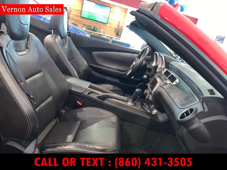 2013 Chevrolet Camaro 2dr Conv LT w/2LT, available for sale in Manchester, Connecticut | Vernon Auto Sale & Service. Manchester, Connecticut 2013 Chevrolet Camaro 2dr Conv LT w/2LT, available for sale in Manchester, Connecticut | Vernon Auto Sale & Service. Manchester, Connecticut