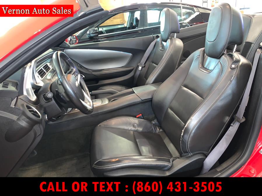 2013 Chevrolet Camaro 2dr Conv LT w/2LT, available for sale in Manchester, Connecticut | Vernon Auto Sale & Service. Manchester, Connecticut 2013 Chevrolet Camaro 2dr Conv LT w/2LT, available for sale in Manchester, Connecticut | Vernon Auto Sale & Service. Manchester, Connecticut