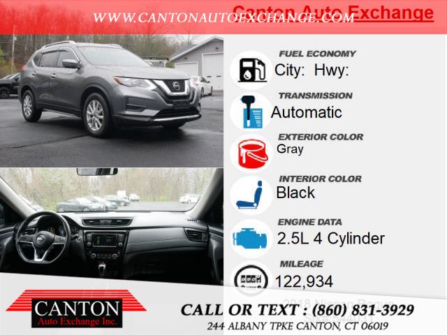 Used Nissan Rogue SV 2018 | Canton Auto Exchange. Canton, Connecticut Used Nissan Rogue SV 2018 | Canton Auto Exchange. Canton, Connecticut