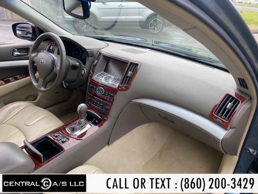2009 Infiniti G37 Sedan 4dr x AWD, available for sale in East Windsor, Connecticut | Central A/S LLC. East Windsor, Connecticut 2009 Infiniti G37 Sedan 4dr x AWD, available for sale in East Windsor, Connecticut | Central A/S LLC. East Windsor, Connecticut