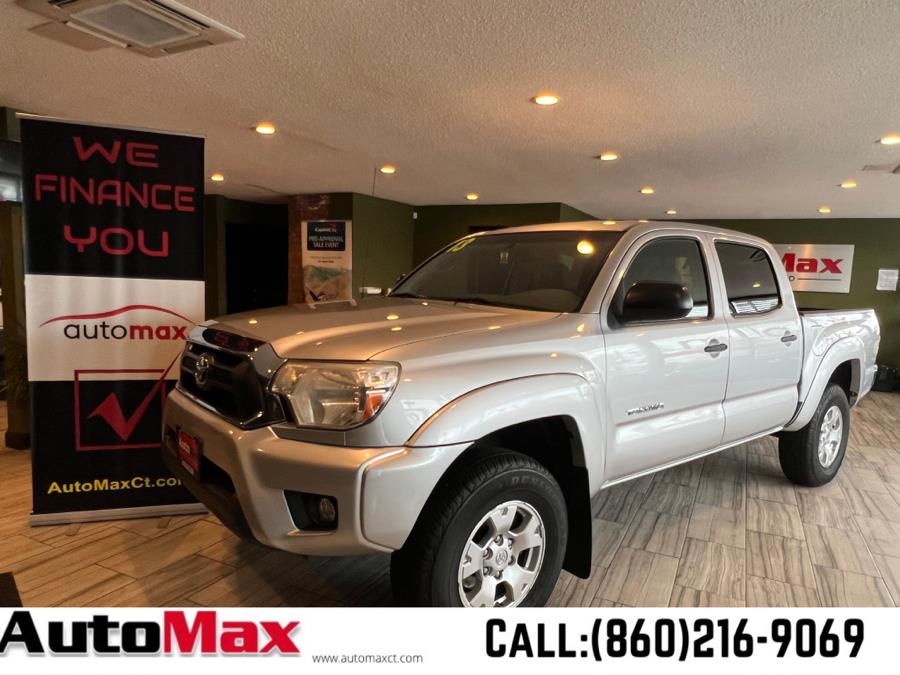 2013 Toyota Tacoma 4WD Double Cab V6 AT, available for sale in West Hartford, Connecticut | AutoMax. West Hartford, Connecticut