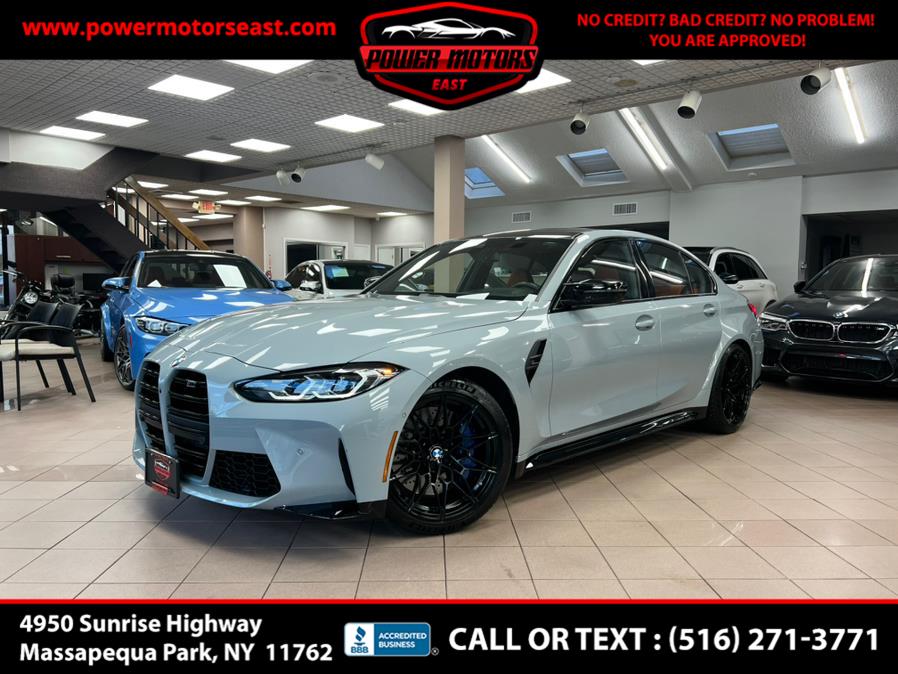 2021 BMW M3 Competition Sedan, available for sale in Massapequa Park, New York | Power Motors East. Massapequa Park, New York