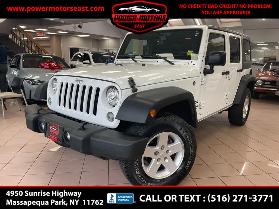 Used Jeep Wrangler Unlimited Sport 4x4 2017 | Power Motors East. Massapequa Park, New York