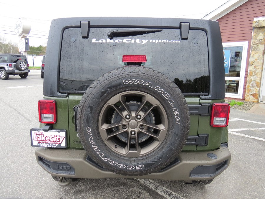 Used Jeep Wrangler Unlimited Sahara 75th Anniversary 4x4 4dr SUV 2016 | Lake City Exports Inc. Auburn, Maine Used Jeep Wrangler Unlimited Sahara 75th Anniversary 4x4 4dr SUV 2016 | Lake City Exports Inc. Auburn, Maine