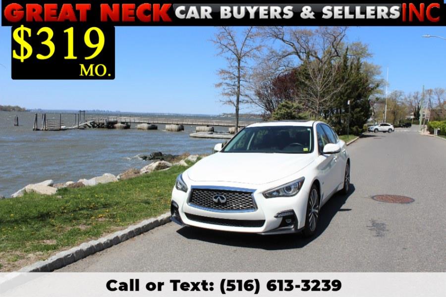 2018 INFINITI Q50 3.0t LUXE RWD, available for sale in Great Neck, New York | Great Neck Car Buyers & Sellers. Great Neck, New York 2018 INFINITI Q50 3.0t LUXE RWD, available for sale in Great Neck, New York | Great Neck Car Buyers & Sellers. Great Neck, New York