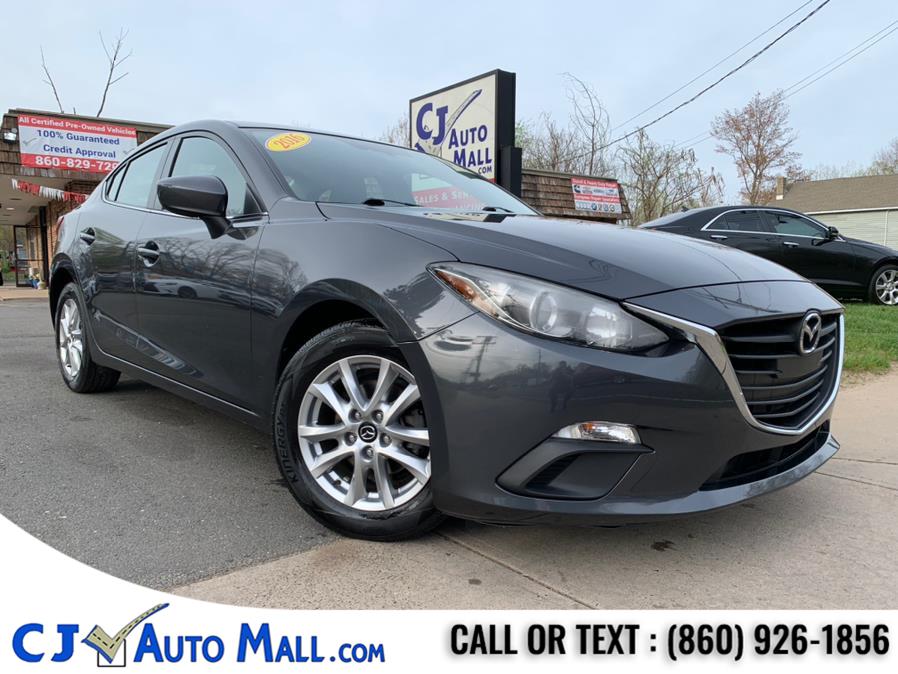 2016 Mazda Mazda3 4dr Sdn Auto i Sport, available for sale in Bristol, Connecticut | CJ Auto Mall. Bristol, Connecticut