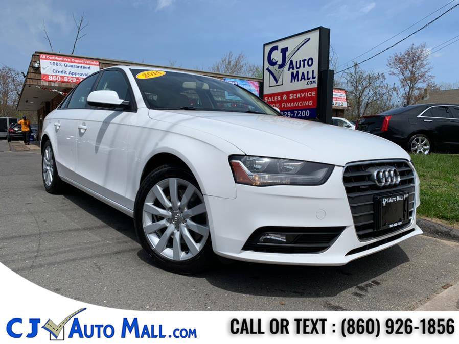 2014 Audi A4 4dr Sdn Auto quattro 2.0T Premium, available for sale in Bristol, Connecticut | CJ Auto Mall. Bristol, Connecticut