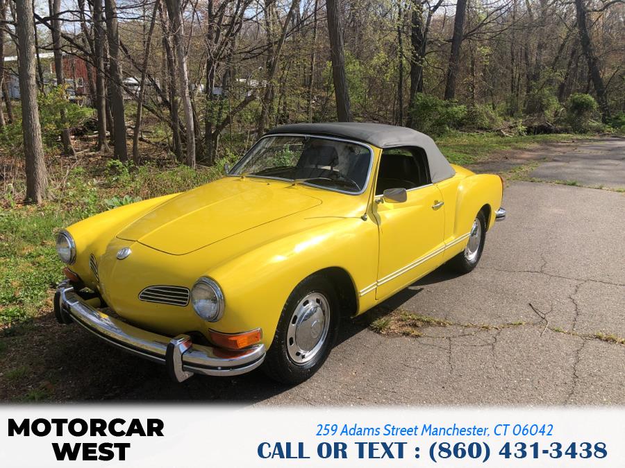 1973 Volkswagen KARMANN GHIA 2dr Conv, available for sale in Manchester, Connecticut | Motorcar West. Manchester, Connecticut 1973 Volkswagen KARMANN GHIA 2dr Conv, available for sale in Manchester, Connecticut | Motorcar West. Manchester, Connecticut