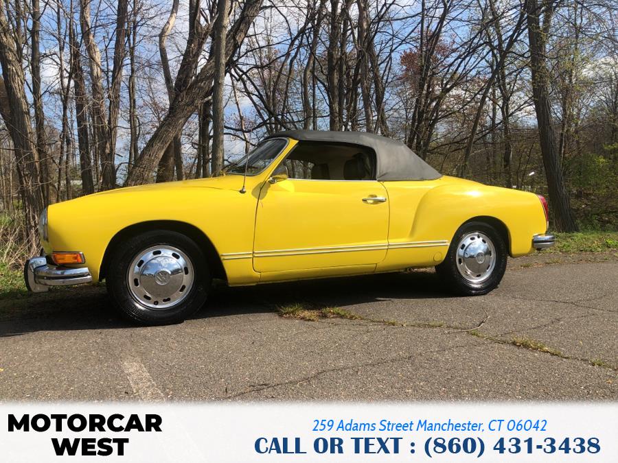 1973 Volkswagen KARMANN GHIA 2dr Conv, available for sale in Manchester, Connecticut | Motorcar West. Manchester, Connecticut 1973 Volkswagen KARMANN GHIA 2dr Conv, available for sale in Manchester, Connecticut | Motorcar West. Manchester, Connecticut