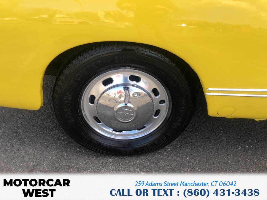 1973 Volkswagen KARMANN GHIA 2dr Conv, available for sale in Manchester, Connecticut | Motorcar West. Manchester, Connecticut 1973 Volkswagen KARMANN GHIA 2dr Conv, available for sale in Manchester, Connecticut | Motorcar West. Manchester, Connecticut