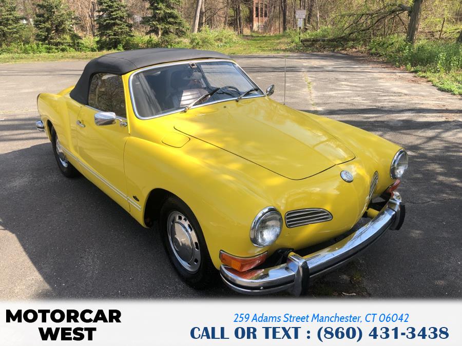 1973 Volkswagen KARMANN GHIA 2dr Conv, available for sale in Manchester, Connecticut | Motorcar West. Manchester, Connecticut 1973 Volkswagen KARMANN GHIA 2dr Conv, available for sale in Manchester, Connecticut | Motorcar West. Manchester, Connecticut