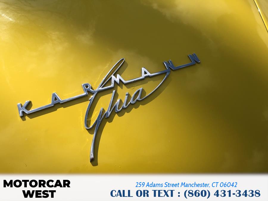1973 Volkswagen KARMANN GHIA 2dr Conv, available for sale in Manchester, Connecticut | Motorcar West. Manchester, Connecticut 1973 Volkswagen KARMANN GHIA 2dr Conv, available for sale in Manchester, Connecticut | Motorcar West. Manchester, Connecticut