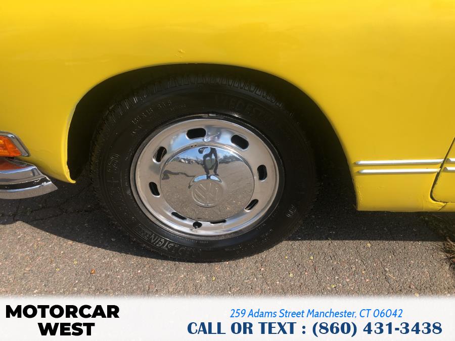 1973 Volkswagen KARMANN GHIA 2dr Conv, available for sale in Manchester, Connecticut | Motorcar West. Manchester, Connecticut 1973 Volkswagen KARMANN GHIA 2dr Conv, available for sale in Manchester, Connecticut | Motorcar West. Manchester, Connecticut