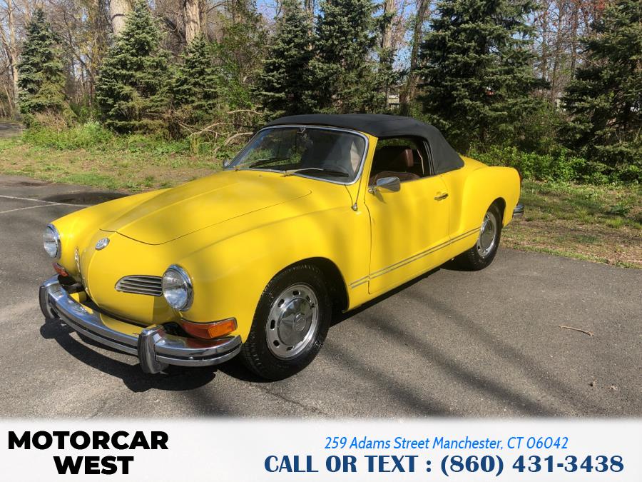 1973 Volkswagen KARMANN GHIA 2dr Conv, available for sale in Manchester, Connecticut | Motorcar West. Manchester, Connecticut 1973 Volkswagen KARMANN GHIA 2dr Conv, available for sale in Manchester, Connecticut | Motorcar West. Manchester, Connecticut