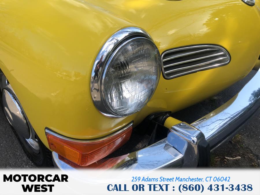 1973 Volkswagen KARMANN GHIA 2dr Conv, available for sale in Manchester, Connecticut | Motorcar West. Manchester, Connecticut 1973 Volkswagen KARMANN GHIA 2dr Conv, available for sale in Manchester, Connecticut | Motorcar West. Manchester, Connecticut
