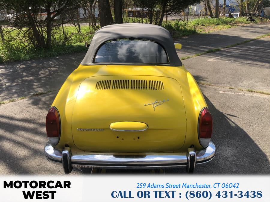 1973 Volkswagen KARMANN GHIA 2dr Conv, available for sale in Manchester, Connecticut | Motorcar West. Manchester, Connecticut 1973 Volkswagen KARMANN GHIA 2dr Conv, available for sale in Manchester, Connecticut | Motorcar West. Manchester, Connecticut