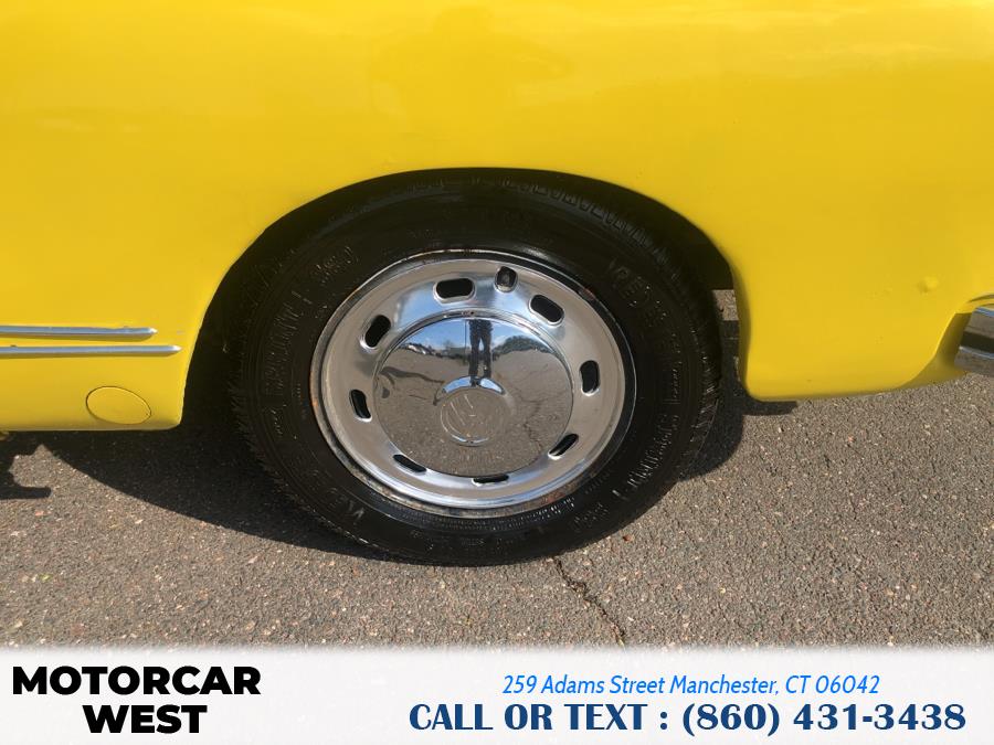 1973 Volkswagen KARMANN GHIA 2dr Conv, available for sale in Manchester, Connecticut | Motorcar West. Manchester, Connecticut 1973 Volkswagen KARMANN GHIA 2dr Conv, available for sale in Manchester, Connecticut | Motorcar West. Manchester, Connecticut