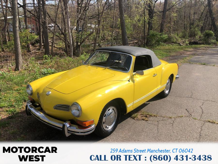 1973 Volkswagen KARMANN GHIA 2dr Conv, available for sale in Manchester, Connecticut | Motorcar West. Manchester, Connecticut 1973 Volkswagen KARMANN GHIA 2dr Conv, available for sale in Manchester, Connecticut | Motorcar West. Manchester, Connecticut