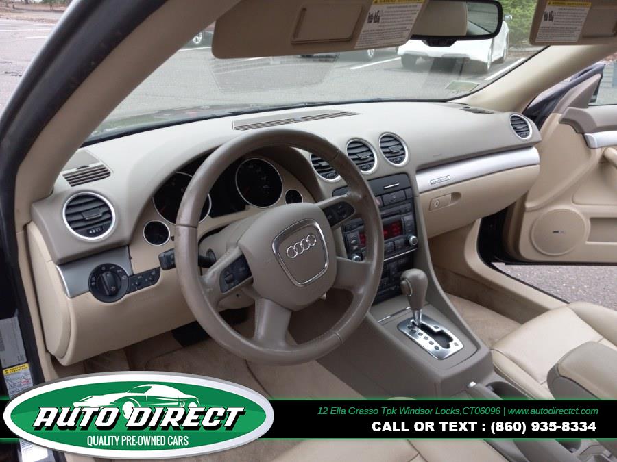2007 Audi A4 2007 2dr Cabrio Auto 2.0T quattro, available for sale in Windsor Locks, Connecticut | Auto Direct LLC. Windsor Locks, Connecticut 2007 Audi A4 2007 2dr Cabrio Auto 2.0T quattro, available for sale in Windsor Locks, Connecticut | Auto Direct LLC. Windsor Locks, Connecticut