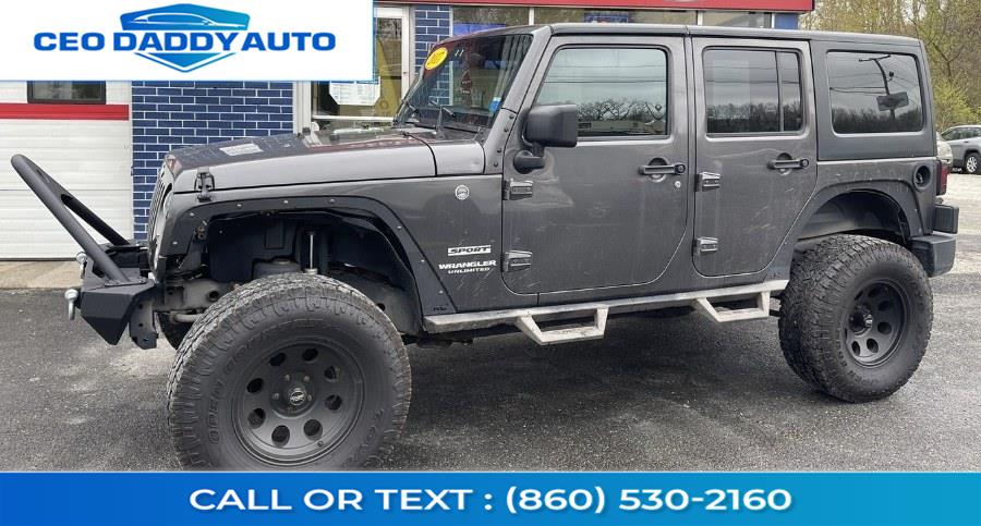 2017 Jeep Wrangler Unlimited Sport 4x4, available for sale in Online only, Connecticut | CEO DADDY AUTO. Online only, Connecticut 2017 Jeep Wrangler Unlimited Sport 4x4, available for sale in Online only, Connecticut | CEO DADDY AUTO. Online only, Connecticut