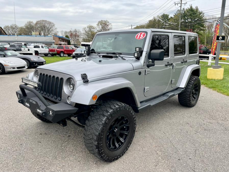 2015 Jeep Wrangler Unlimited 4WD 4dr Sahara, available for sale in South Windsor, Connecticut | Mike And Tony Auto Sales, Inc. South Windsor, Connecticut