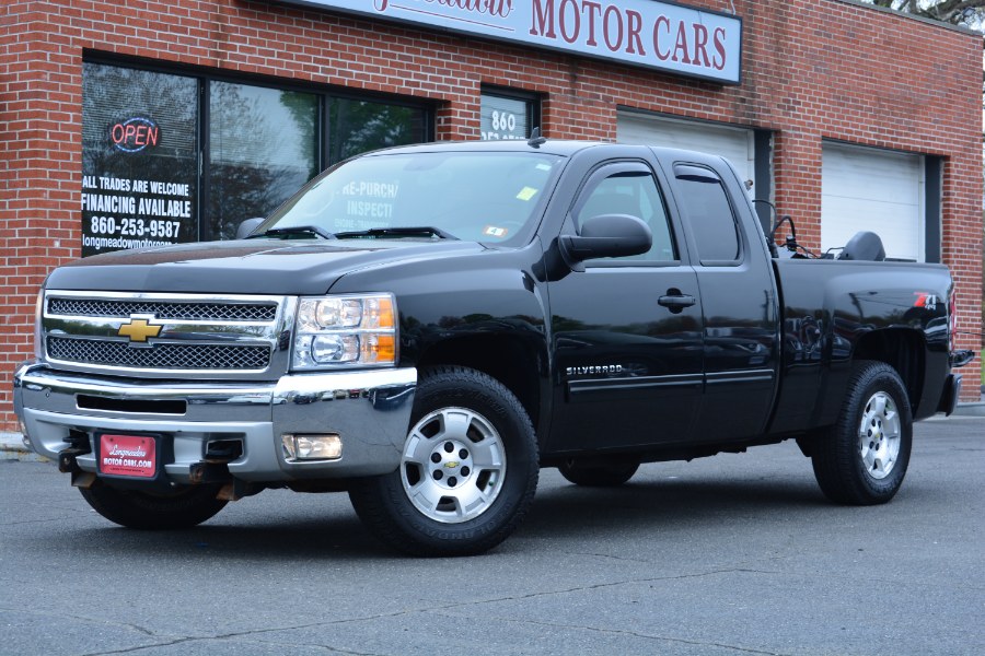 2013 Chevrolet Silverado 1500 4WD Ext Cab 143.5" LT, available for sale in ENFIELD, Connecticut | Longmeadow Motor Cars. ENFIELD, Connecticut