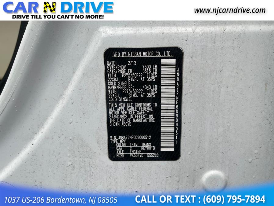 Used Infiniti Qx56 4WD 2013 | Car N Drive. Bordentown, New Jersey Used Infiniti Qx56 4WD 2013 | Car N Drive. Bordentown, New Jersey