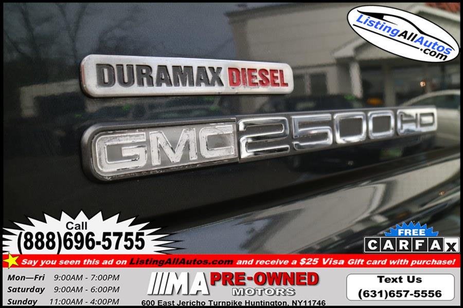 Used GMC Sierra 2500HD 6.6 Ldoramax diesel Ext Cab 143.5" WB 4WD SLE diesel 2005 | www.ListingAllAutos.com. Patchogue, New York