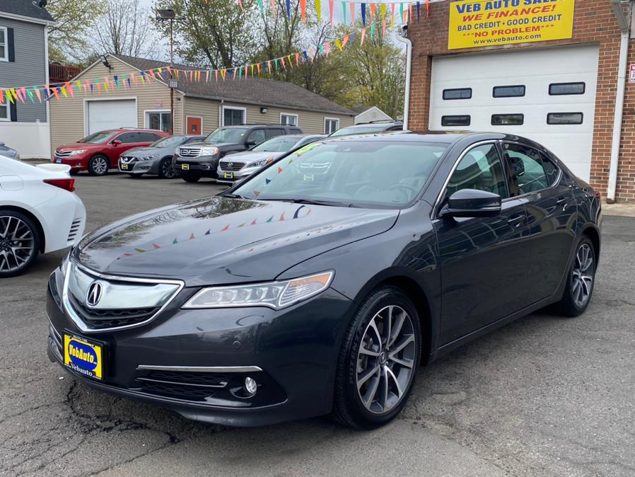 2015 Acura TLX 4dr Sdn FWD V6 Advance, available for sale in Hartford, Connecticut | VEB Auto Sales. Hartford, Connecticut