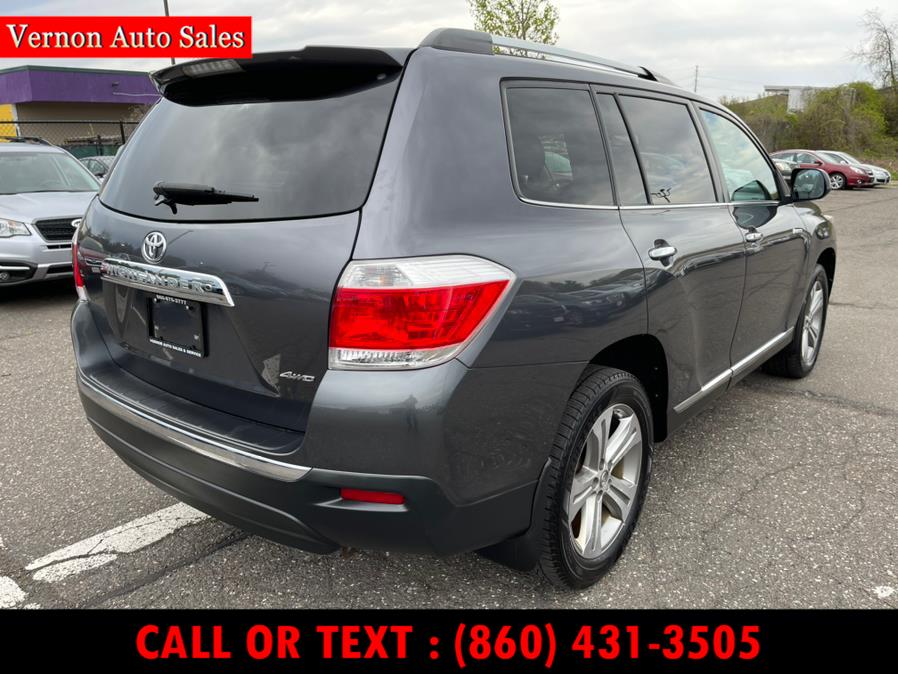 2011 Toyota Highlander 4WD 4dr V6 Limited (Natl), available for sale in Manchester, Connecticut | Vernon Auto Sale & Service. Manchester, Connecticut 2011 Toyota Highlander 4WD 4dr V6 Limited (Natl), available for sale in Manchester, Connecticut | Vernon Auto Sale & Service. Manchester, Connecticut