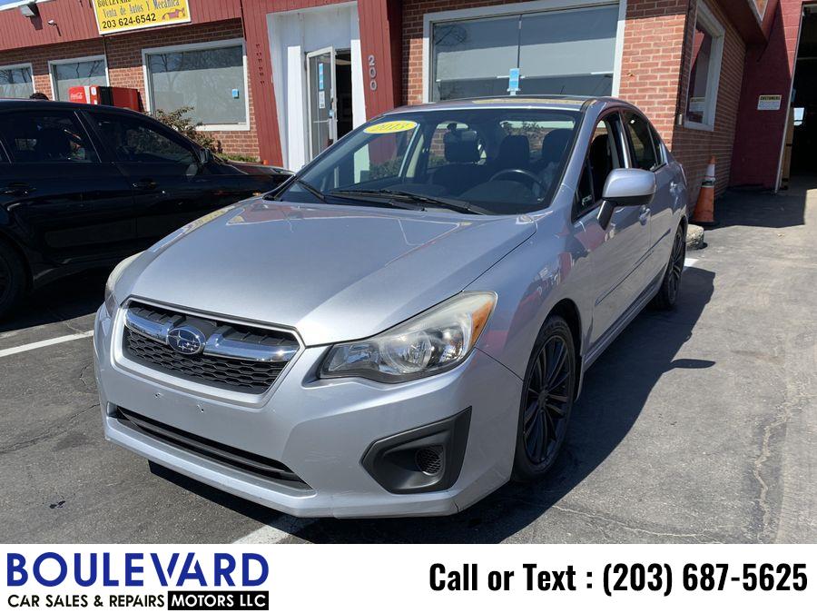 2013 Subaru Impreza 2.0i Premium Sedan 4D, available for sale in New Haven, Connecticut | Boulevard Motors LLC. New Haven, Connecticut 2013 Subaru Impreza 2.0i Premium Sedan 4D, available for sale in New Haven, Connecticut | Boulevard Motors LLC. New Haven, Connecticut
