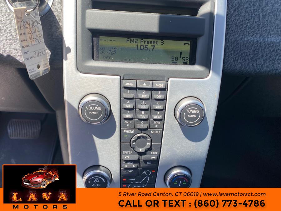 2012 Volvo C70 2dr Conv T5 Premier Plus, available for sale in Canton, Connecticut | Lava Motors. Canton, Connecticut 2012 Volvo C70 2dr Conv T5 Premier Plus, available for sale in Canton, Connecticut | Lava Motors. Canton, Connecticut