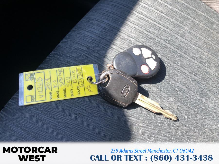 Used Kia Sportage 2WD 4dr I4 Auto LX 2009 | Motorcar West. Manchester, Connecticut Used Kia Sportage 2WD 4dr I4 Auto LX 2009 | Motorcar West. Manchester, Connecticut
