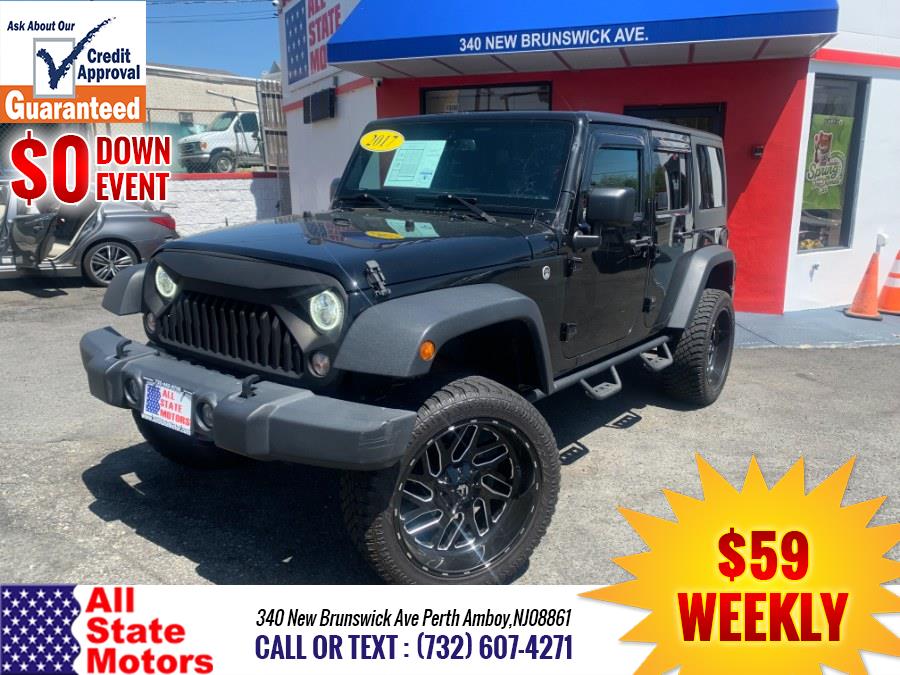 2017 Jeep Wrangler Unlimited Sport 4x4, available for sale in Perth Amboy, New Jersey | All State Motor Inc. Perth Amboy, New Jersey