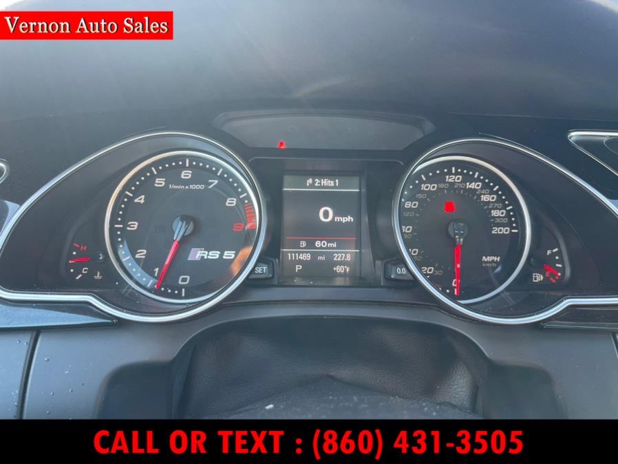 Used Audi RS 5 2dr Cpe 2013 | Vernon Auto Sale & Service. Manchester, Connecticut Used Audi RS 5 2dr Cpe 2013 | Vernon Auto Sale & Service. Manchester, Connecticut