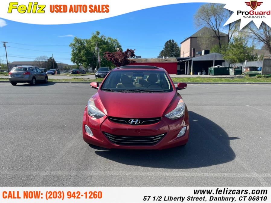 2012 Hyundai Elantra 4dr Sdn Auto Limited (Ulsan Plant), available for sale in Danbury, Connecticut | Feliz Used Auto Sales. Danbury, Connecticut