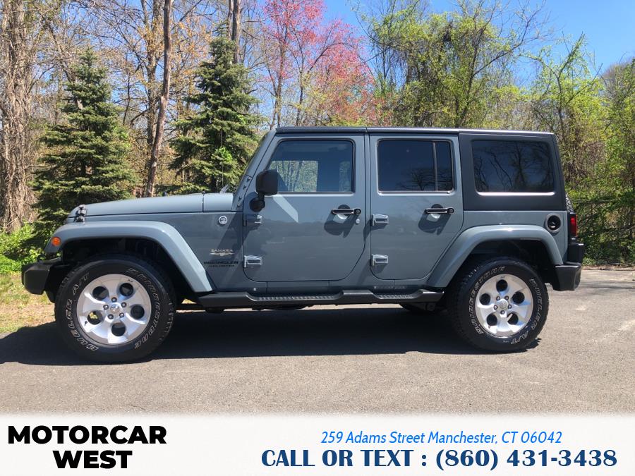 2015 Jeep Wrangler Unlimited 4WD 4dr Sahara, available for sale in Manchester, Connecticut | Motorcar West. Manchester, Connecticut 2015 Jeep Wrangler Unlimited 4WD 4dr Sahara, available for sale in Manchester, Connecticut | Motorcar West. Manchester, Connecticut
